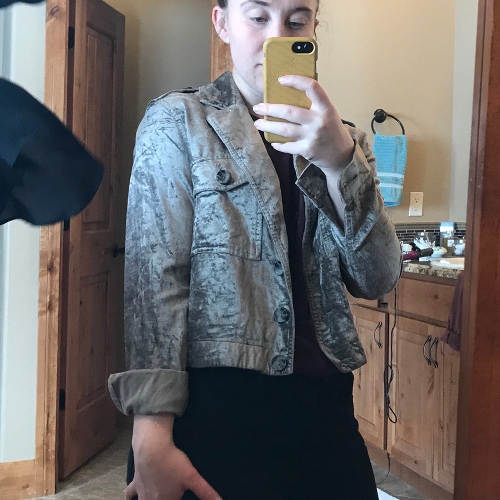 Velvet Textured Blazer